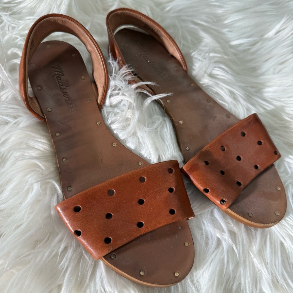 Madewell Abbi Slingback Sandal in Holepunch - Picture 2 of 4